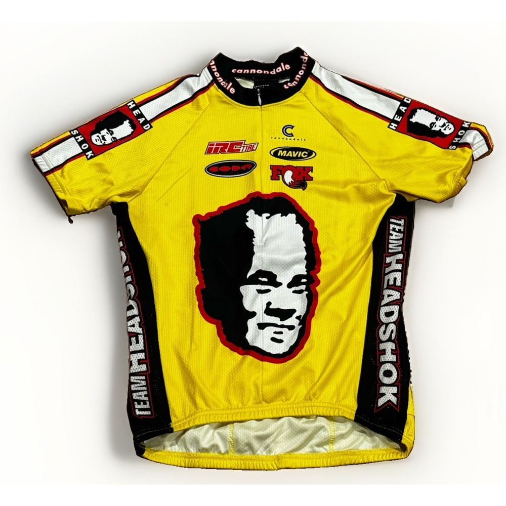 Vintage Cannondale Headshok Team Power Steering Cycling Biker Jersey M CODA